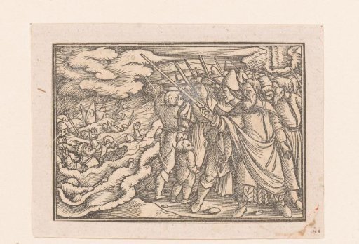 Moses Causes the Armies of the Pharaoh to Drown in the Red Sea
