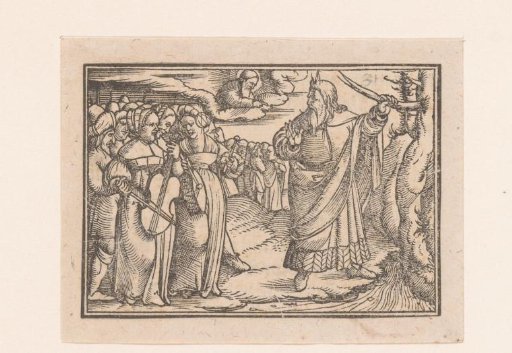 Moses with Singing and Dancing Women