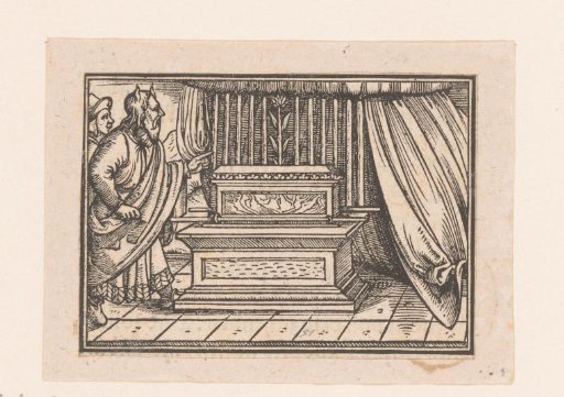 Moses Standing by the Ark of the Covenant
