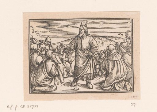 Moses Rebuking the People