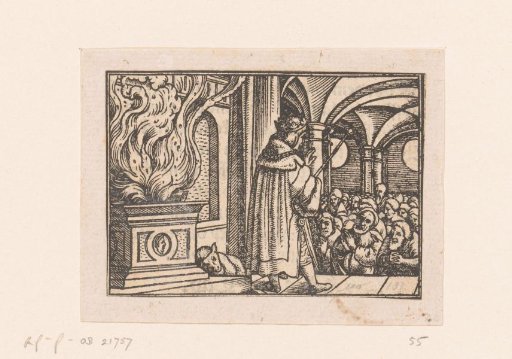 Solomon Blesses the People in the Temple
