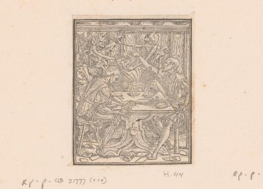 Card player with Death