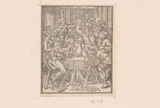 Drunkard with Death