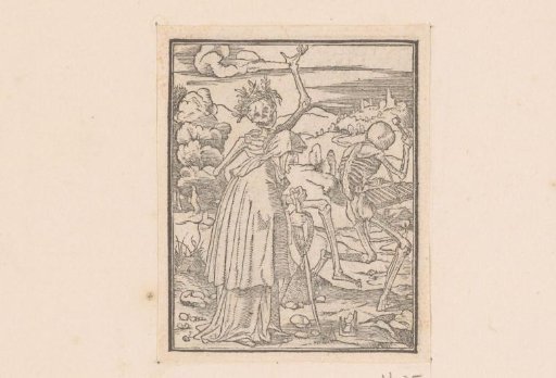 Old woman with Death