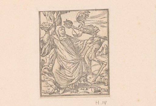 Abbot with Death