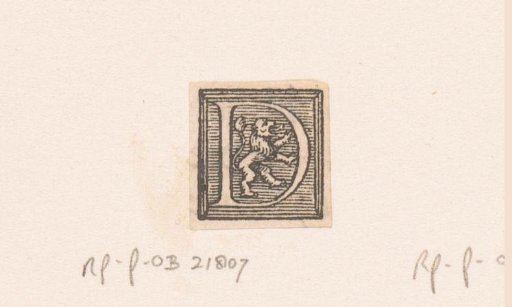 Letter D: Lion