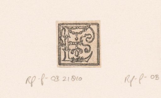 Letter E: Ornament