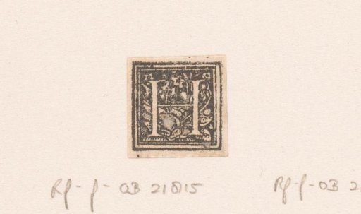 Letter H: Plant with Flowers