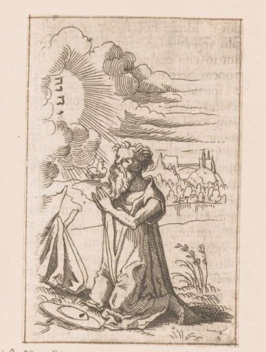 Saint Jerome praying