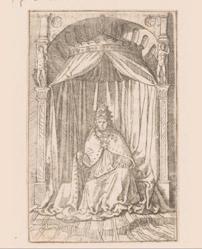 Pope Leo X sitting on a throne