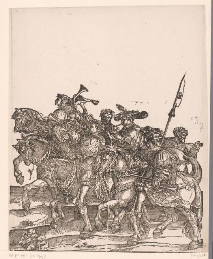 Musicians on Horseback