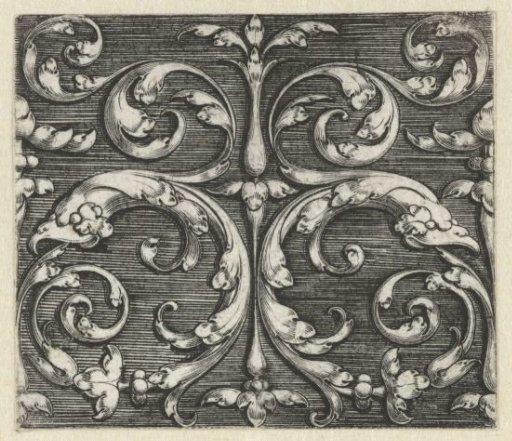 Ornament with leaves
