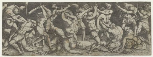 Fight between Roman Soldiers