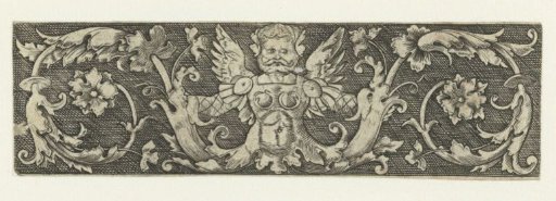 Ornament with a winged man