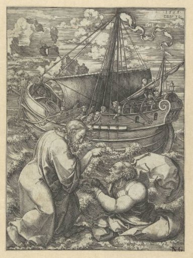 Rescue of Peter by Christ