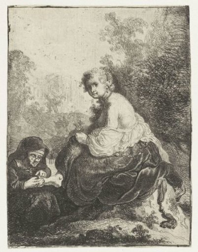 Woman clipping the toenails of her mistress