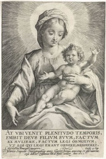 Mary with the Christ Child on Her Lap