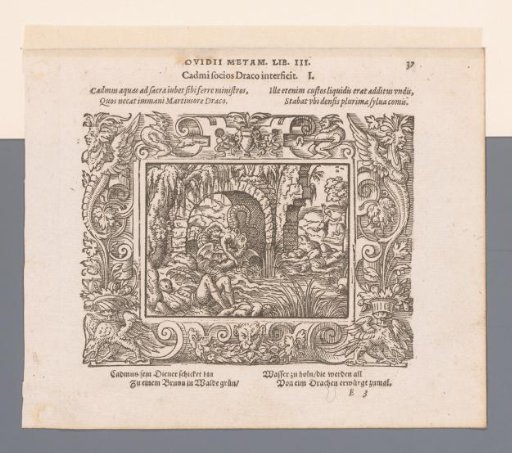 The Companions of Cadmus Devoured by a Dragon