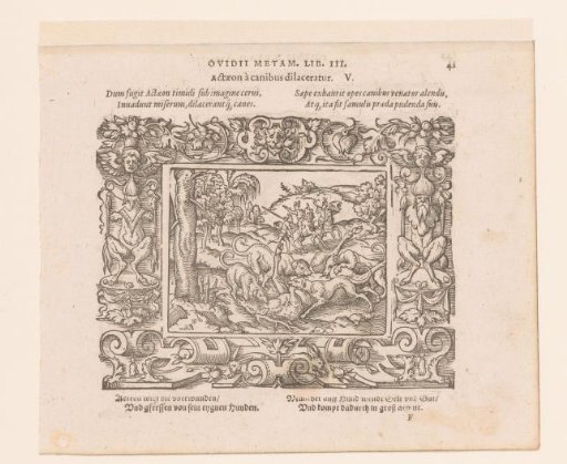 Actaeon Torn Apart by His Dogs