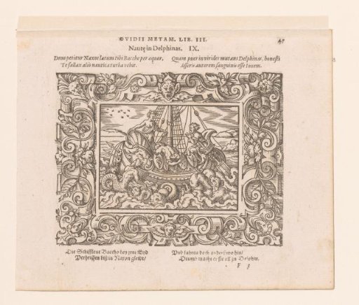 Bacchus Turns His Abductors into Dolphins