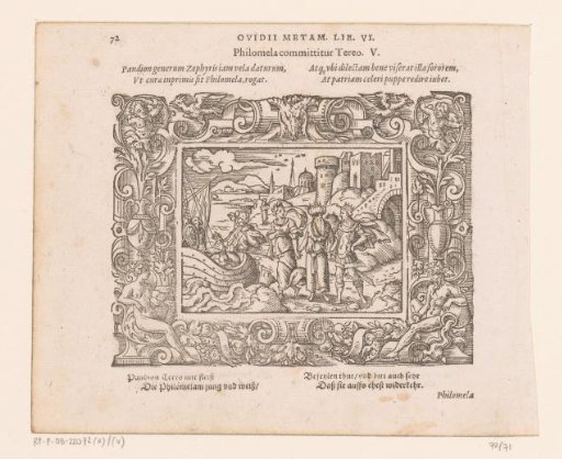 Pandion Giving Philomela to Tereus