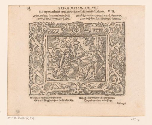 Meleager Offering Atalanta the Head of the Boar