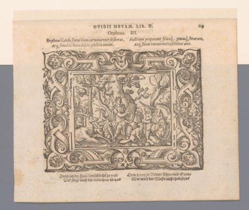 Orpheus Enchants the Animals with His Music