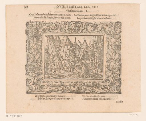 Ajax and Odysseus Disputing over the Arms of Achilles
