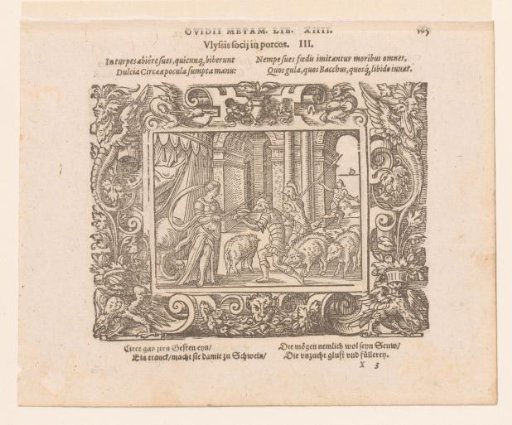 Circe Transforming the Men of Odysseus into Swine
