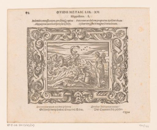 Aesculapius raises Hippolytus from the dead