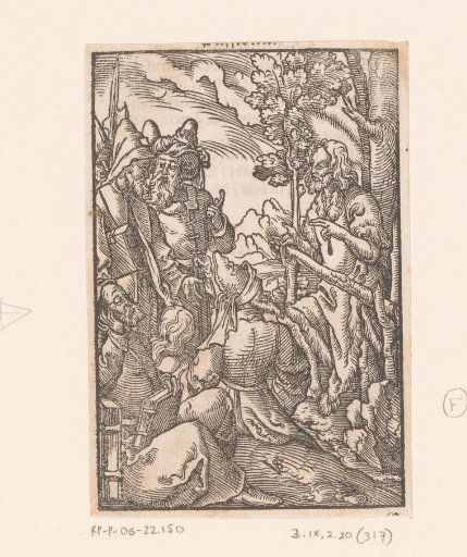 John the Baptist preaching