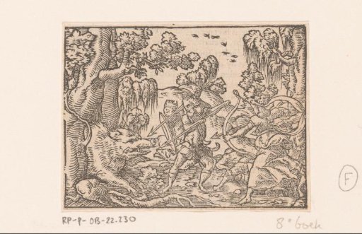 Atalanta and Meleager Kill the Boar