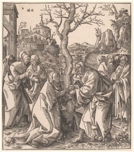 Christ taking leave of his mother