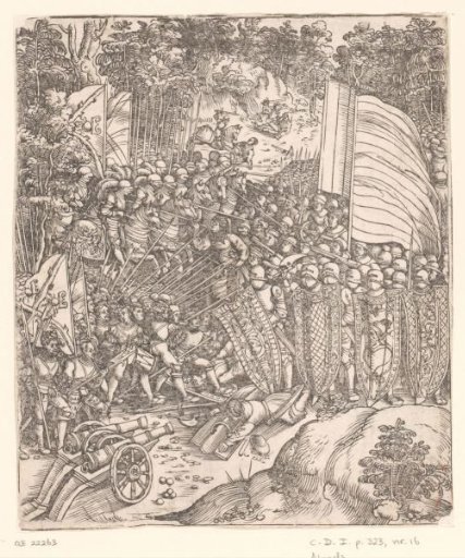 Bohemian army defeated at Menzenbach