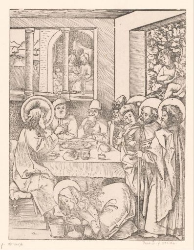 Christ at the House of Simon the Pharisee and Mary Magdalene Anointing the Feet of Christ
