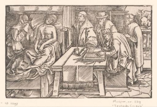Dying man having his will drawn up