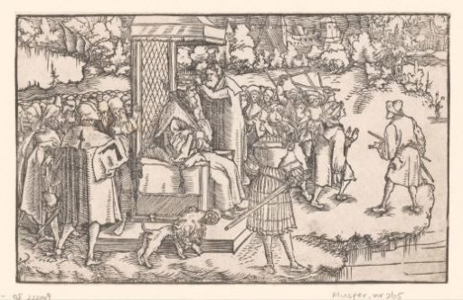 King Crowned Outdoors on a Field While a Crowd Attacks a Young Councilman