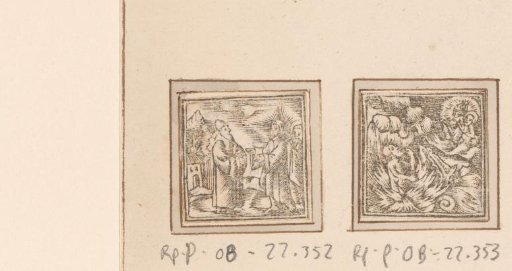 Christ speaking with a man