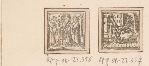 Christ speaking with Jews
