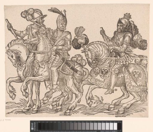 Three Knights on Horseback