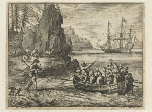 Scene from the History of Celadon and Galatea