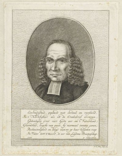 Portrait of Gualtherus Zoutmaat