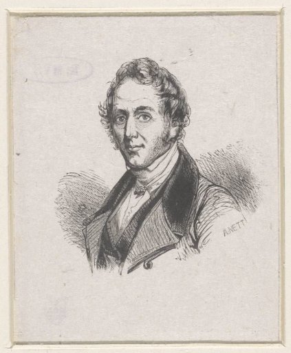Self-portrait of Jean-Baptiste Van der Hulst