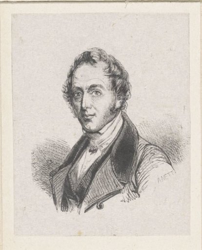 Self-portrait of Jean-Baptiste Van der Hulst