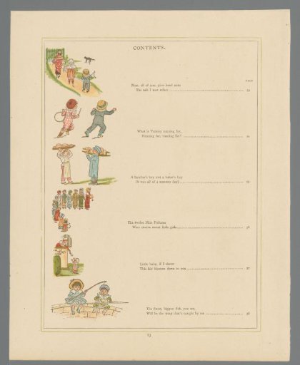 Six scenes with playing children