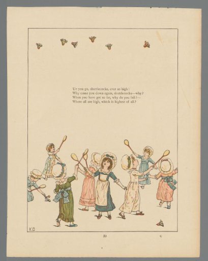 Children playing badminton