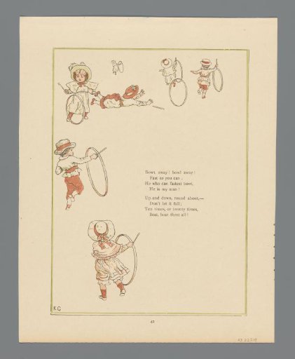 Children playing with hoops