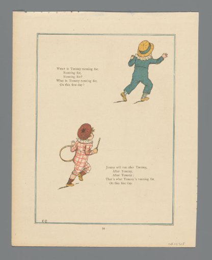 Two playing children