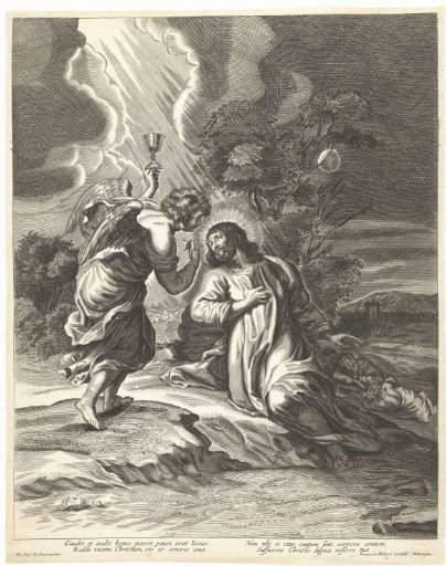 Christ and Angel with Chalice on the Mount of Olives (Gethsemane)