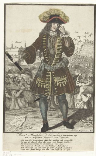 Portrait of Marshal de Luxembourg, ca. 1696